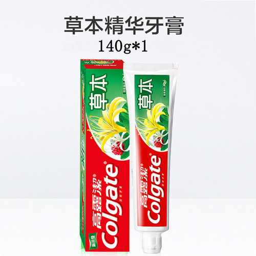 高露洁薄荷味草本牙膏清爽