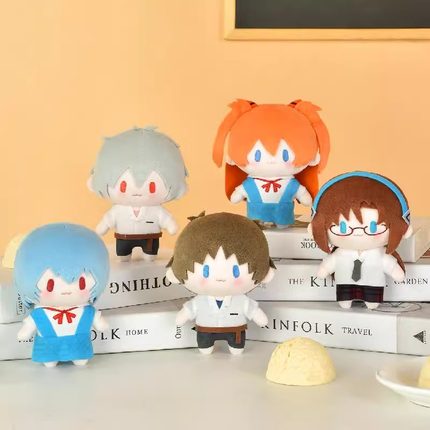 【X11】BEMOE新世纪福音战士超可爱系列毛绒玩偶礼物周边娃娃