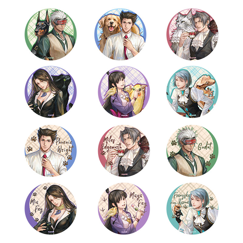 【X11】谷子熊 逆转裁判动物系列官方正版周边谷子亚克力立牌徽章,模玩/动漫/周边/娃圈三坑/桌游,谷美,淘宝优惠券,粉丝福利购,淘宝优惠卷