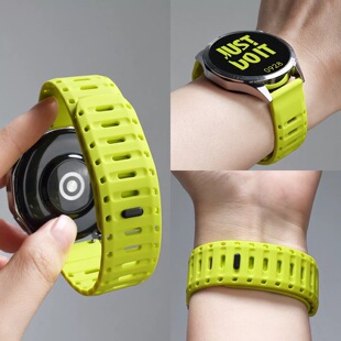 适用华为GT6表带GT532透气洞洞Watch4ProMagic动硅胶手表带简约男