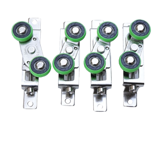 阳台厨房门固定上轮中空玻璃门上轴承滑轮铝合金推拉门静音支撑轮