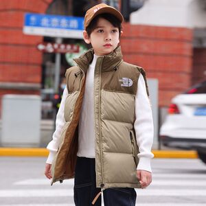 巴拉中大童男女儿童羽绒马甲内胆坎肩秋冬装背心休闲轻薄防风保暖