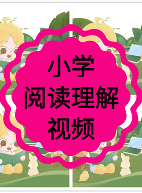 小学阅读理解视频课一二四五六三年级教学技巧方法网课专项训练