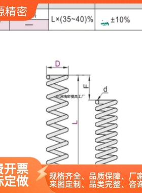 怡和达压缩弹簧SWP发黑J-YWT-D3/4/5/6/8/10/12/13/14/20/24/27-L