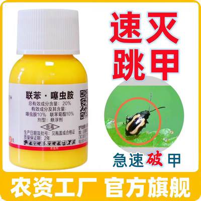 【官方正品】跳甲专用药20%联苯·噻虫胺抗性顽固性跳甲杀虫配方