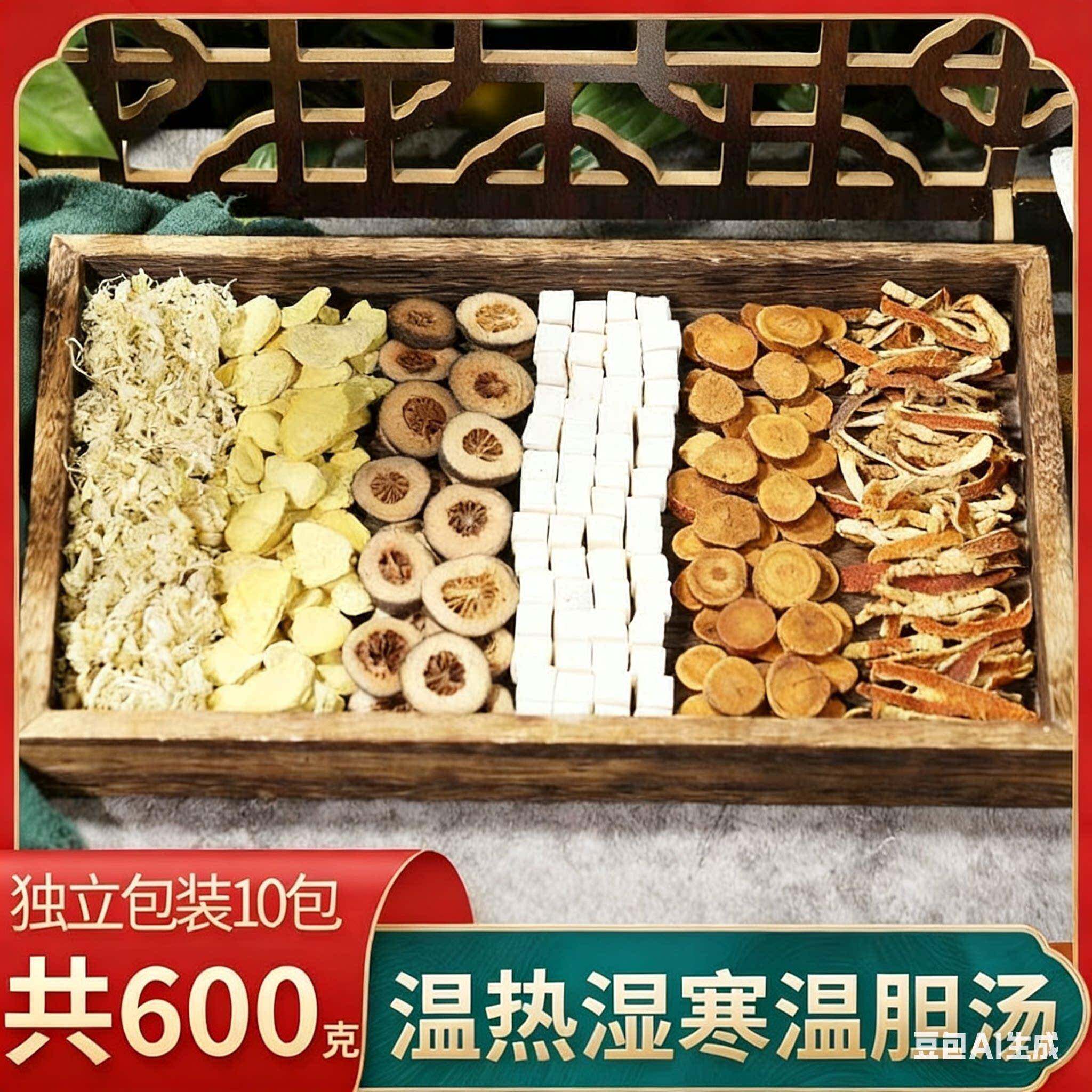 温胆汤泡脚罗大伦懒兔子中药材原料泡脚外用足浴包祛湿痰湿10副
