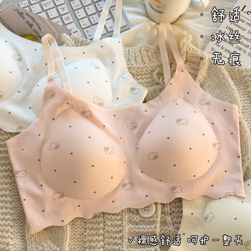 内衣女固定胸垫发育期背心文胸