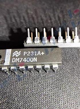 DM7400N 同SN7400N DIP-14 四路2输入正与非门 进口原装 可直拍