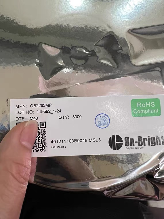 全新原装OB2263MP 丝印63** OB2263 贴片SOT23-6电源管理IC芯片