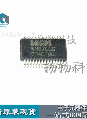 全新WM8766 WM8766G 可直拍 原装 正品 SSOP-28 热卖
