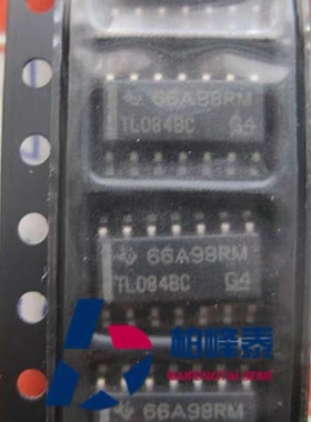 TL084BCDR丝印：TL084BC 四路精密放大器 TI正品 IC配套 可直拍