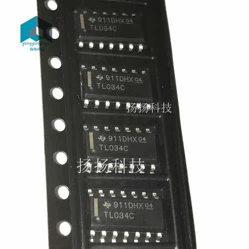 TL034CDR TL034C 低功耗运算放大器 IC 芯片 SOP-14 全新原装