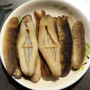 野生秃参水发海参白赤条深海大赤参厚肉海参酒店酒席供应包邮