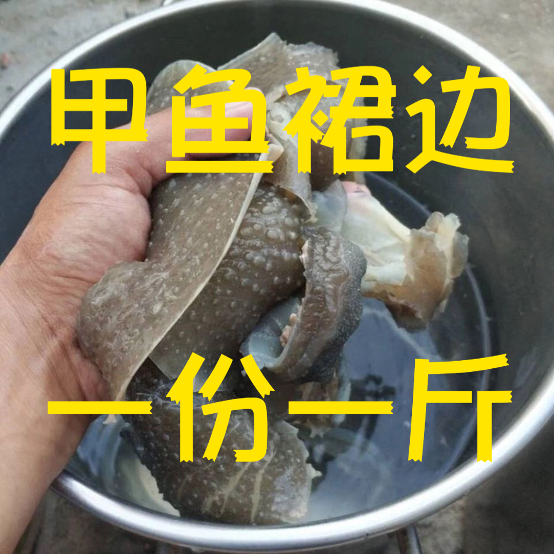 新鲜水发甲鱼裙边冰冻水产汉寿甲鱼肉王八团鱼鳖裙边肉底板肉包邮 水产肉类/新鲜蔬果/熟食 甲鱼 原图主图