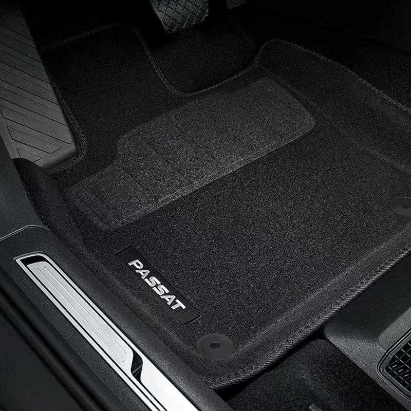 上汽大众立体汽车脚垫专用朗逸帕萨特途观L凌渡途昂polo原车卡扣