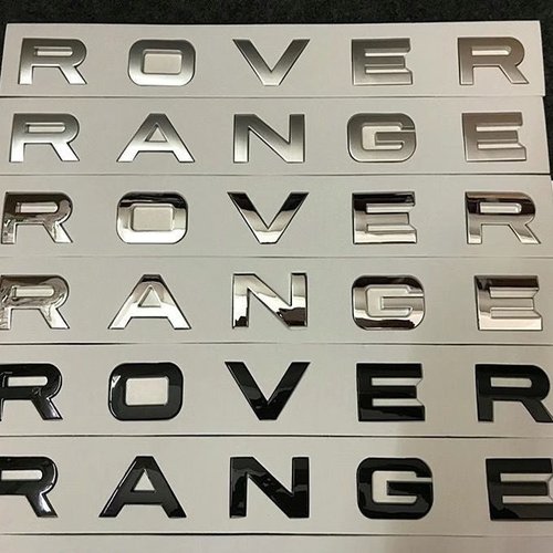 适用路虎前后原厂字母揽胜运动版标志ROVERRANGE机盖标极光标志