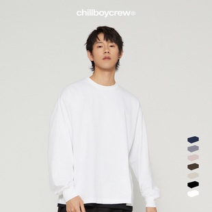 C23标准阔型长袖 重磅纯棉百搭 T恤5代chillboycrew全布可入CBC
