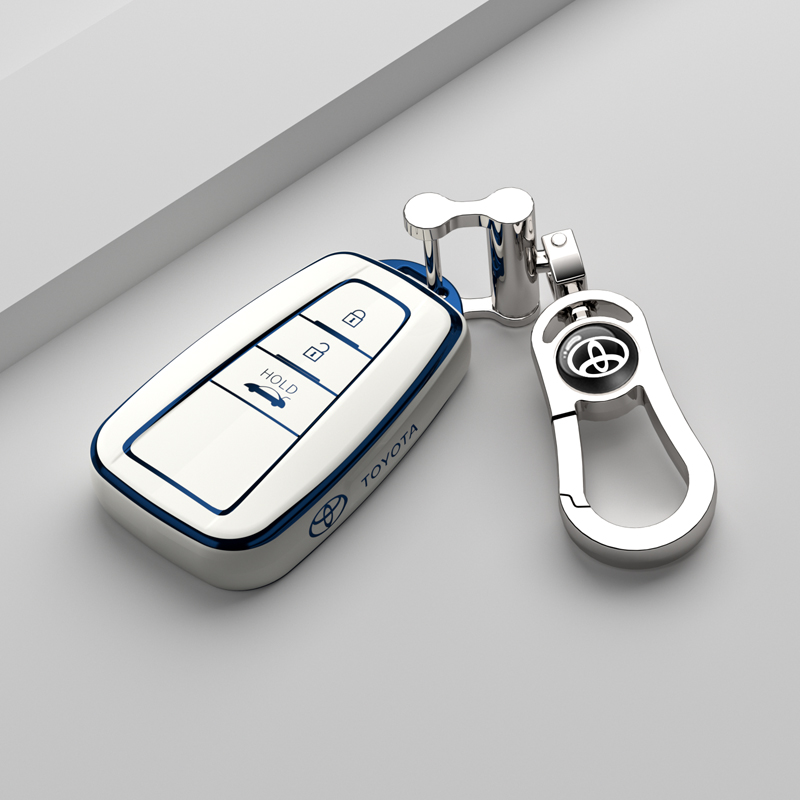 专用丰田钥匙套卡罗拉凯美瑞雷凌2023款汉兰达亚洲龙威兰达车扣23