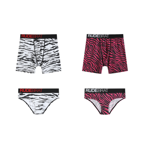 (noE）虎纹印花莫代尔内裤