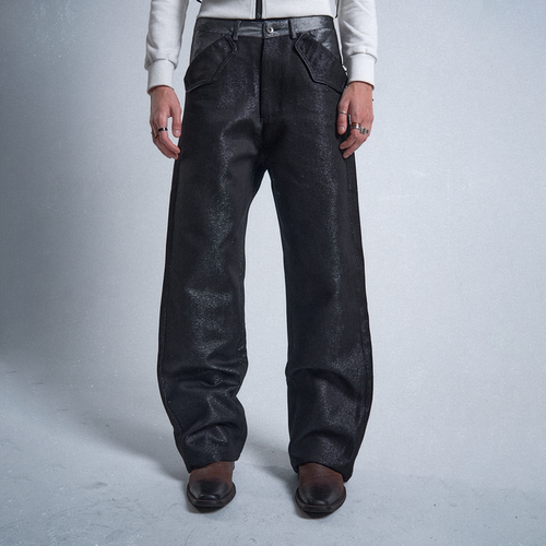 （noE）特殊银织线刺绣原牛