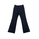 微喇碳黑14盎司牛仔裤 侧腿满刺绣音符修身 noE noEmosen