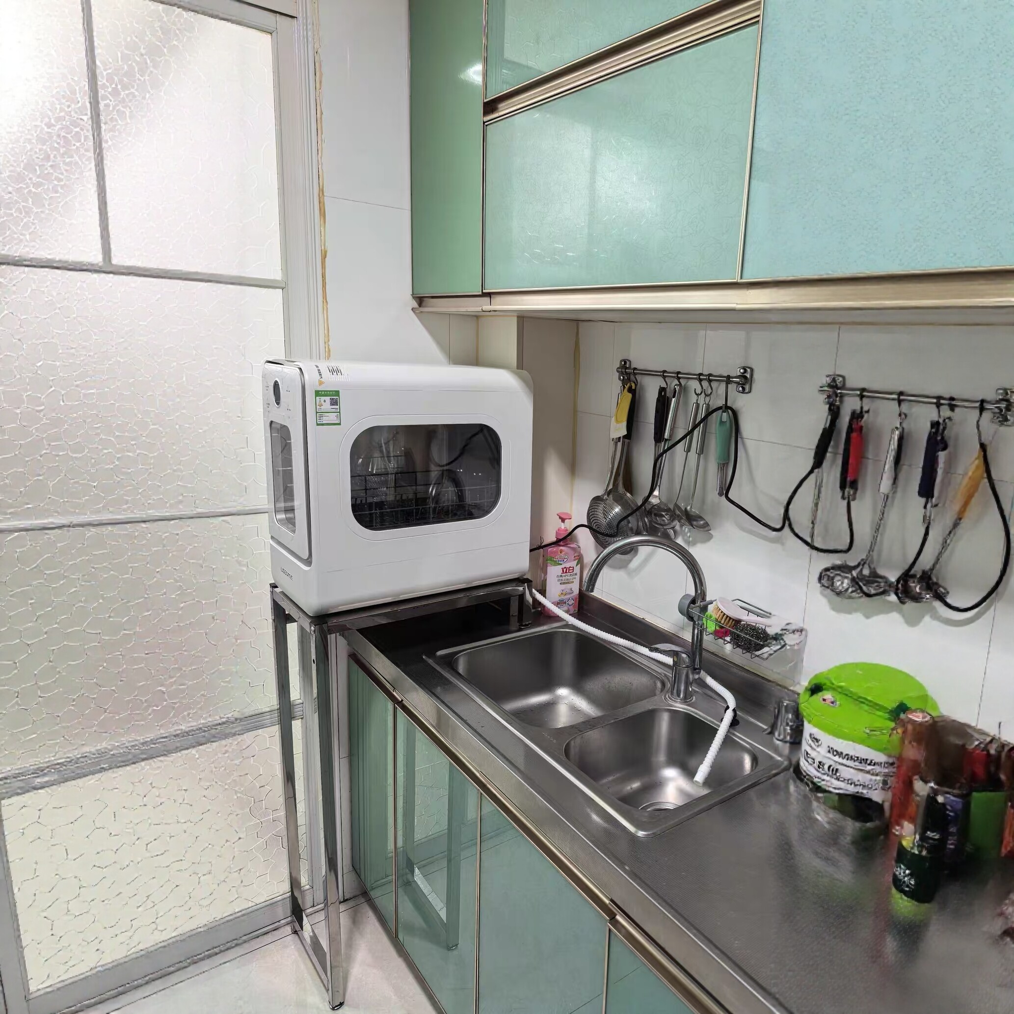 厨房不锈钢洗碗机置物架台面收纳架多层水槽边储物架家用微波炉架