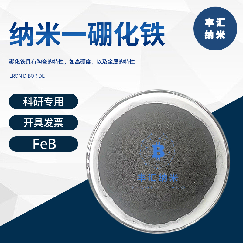 纳米硼化铁FeB微米一硼化铁粉末硼铁合金CAS号12006-84-7科研实验