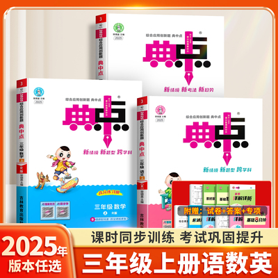 2025新版三年级上册典中点