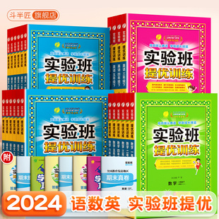 2024春实验班提优训练一年级二年级下册三四五六年级上册语文数学英语全套书同步课本人教版苏教北师大版小学练习册专项训练天天练