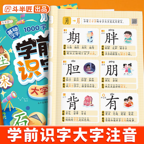 识字书幼儿认字学前启蒙神器