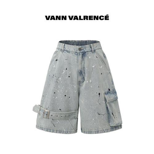 VANNVALRENCE男女牛仔短裤