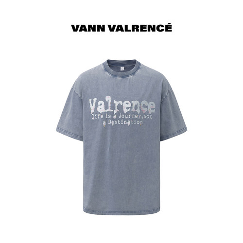 VANNVALRENCE印花短袖T恤