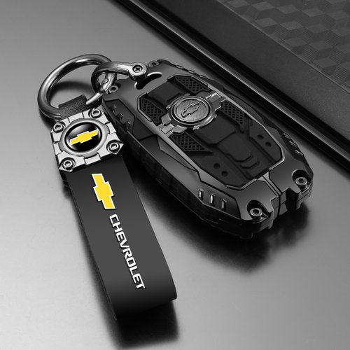 时尚新款雪佛兰机甲风金属钥匙套