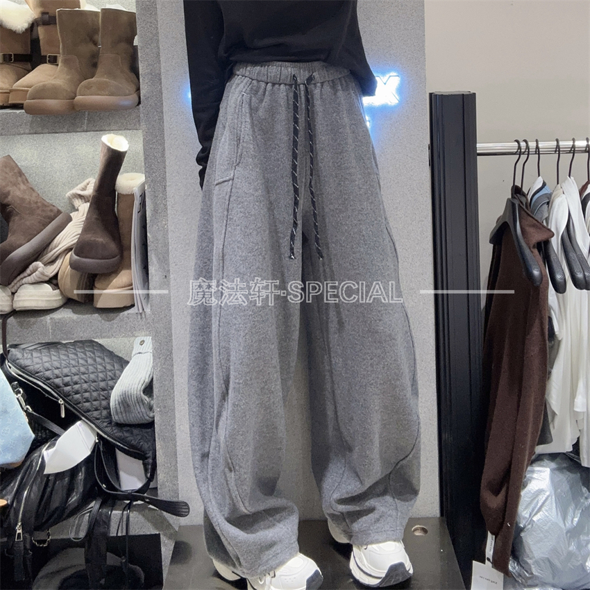 弯刀裤卫裤休闲裤女2025新款