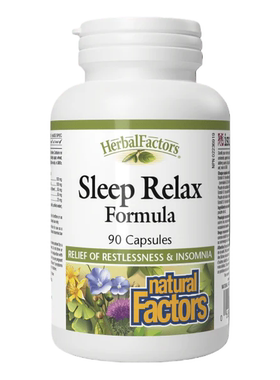 加拿大发 NF Sleep Relax 睡眠放松胶囊90粒 C