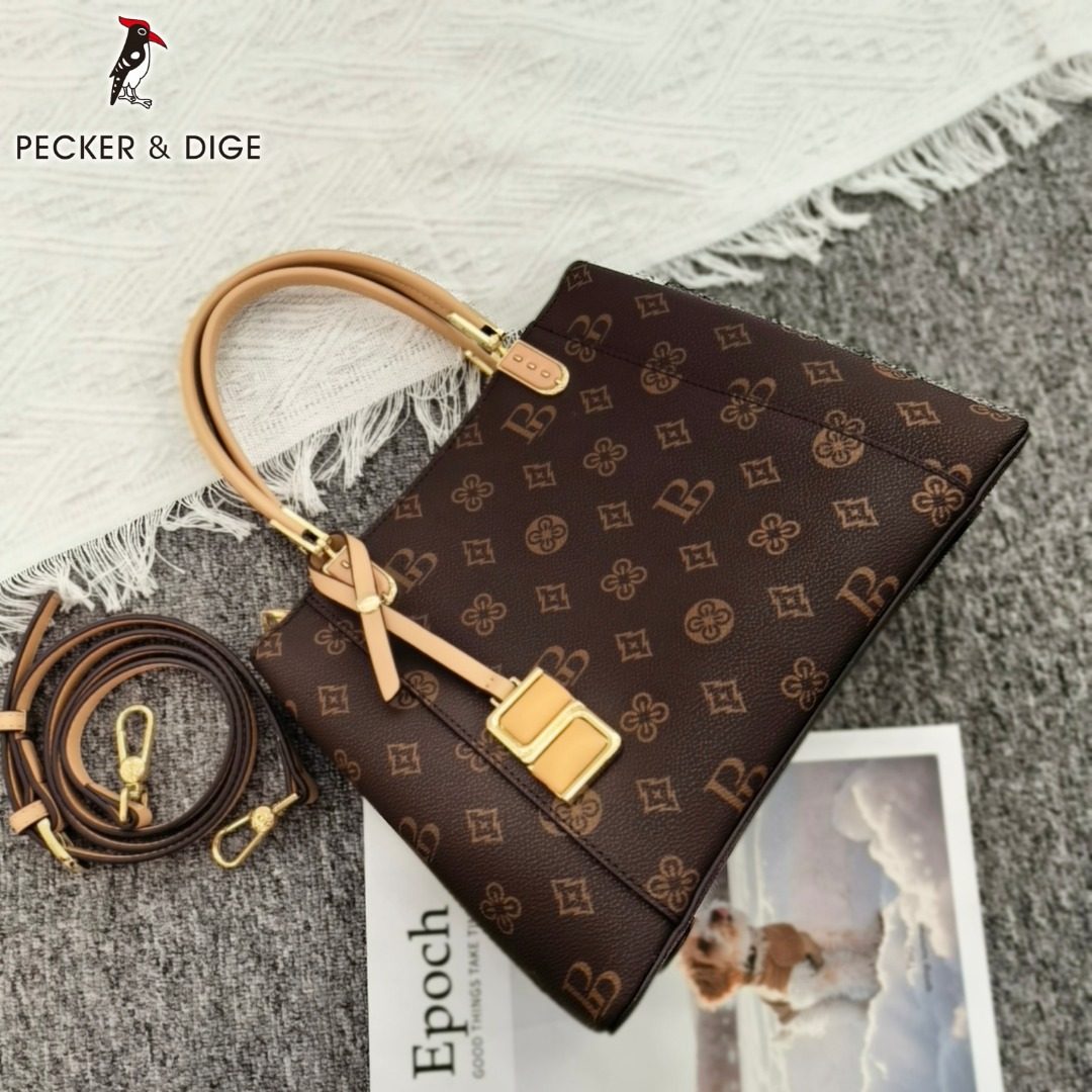 啄实体专柜正品女包2026新款商场同款印花高级感手提包单肩包2482,箱包皮具/热销女包/男包,通用款女包,淘宝优惠券,粉丝福利购,淘宝优惠卷