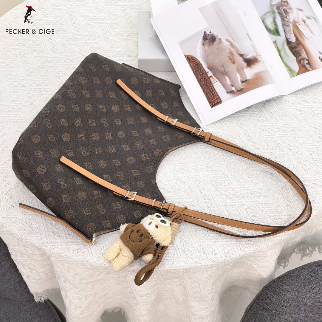 专柜正品女包2025新款商场同款时尚大容量托特包休闲潮单肩包3081