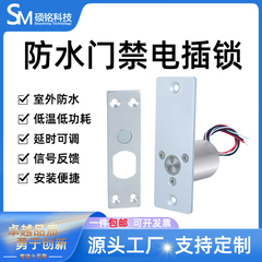 SM603迷你低温防水门禁电插锁12V24V电磁锁玻璃木门洁净门互锁