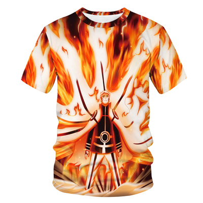 动漫数码印花男士短袖T恤