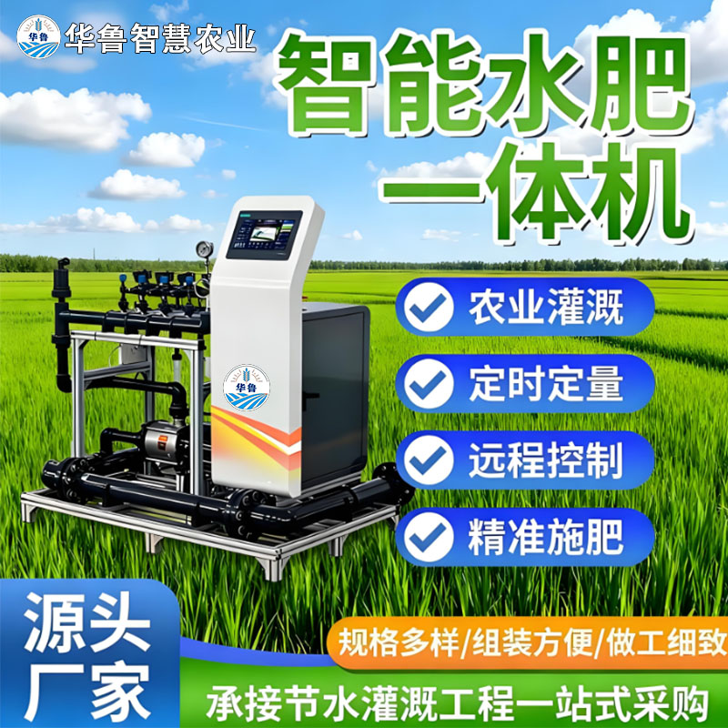 智能水肥一体机全自动定时农业田地果园过滤滴喷灌施肥全套设备