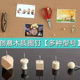 极速5种款 式 180枚创意可爱木质图钉按H钉软木工字钉照片墙美工钉