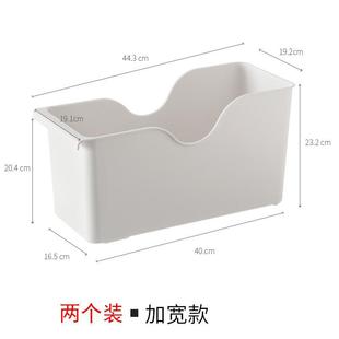 塑料带滑轮储物盒 懒角落收纳盒家用厨房整理盒杂物锅碗碟盘抽拉式