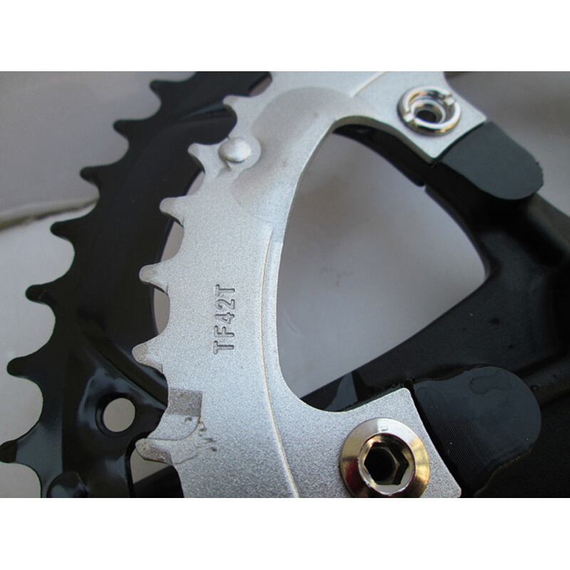 山地公路自行车 52T-42T 2片牙盘 链轮盘铝合金曲柄公路车齿盘789