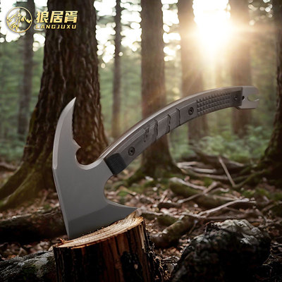 狼居胥战术斧饕餮BC露营探险荒野dc53钢一体龙骨户外多功能斧子