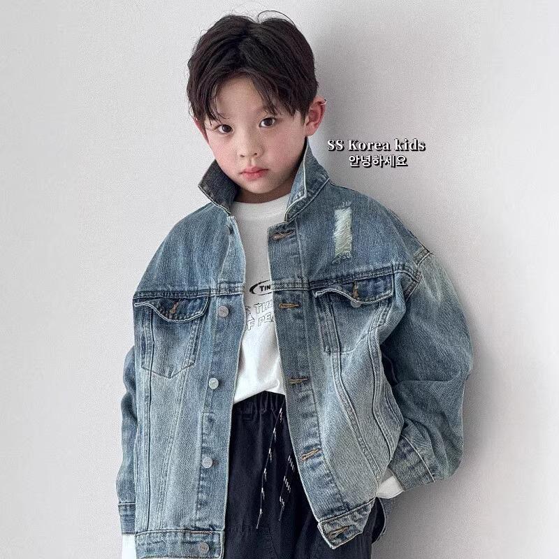 男童牛仔外套2025新款