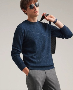 品牌撤柜!送人首选!男士羊绒套头衫!赶紧捡漏!别错过!