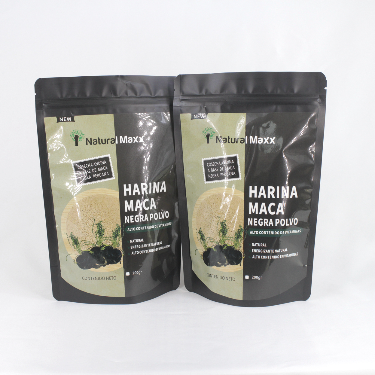 INKAZEN秘鲁品牌原装进口PERU MACA黑玛卡玛咖粉200克