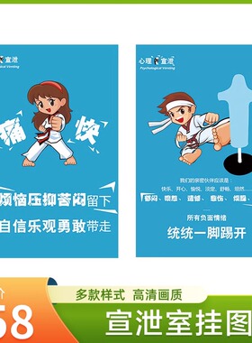 心理辅导教室布置装饰展板墙贴