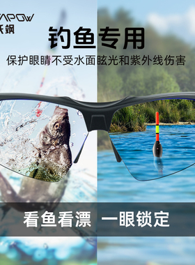 威欧拓钓鱼眼镜看漂专用偏光钓鱼