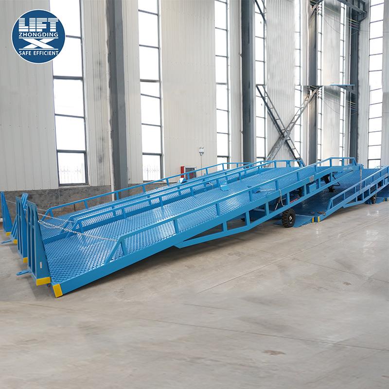 6-15吨物手动压移动式集装箱装柜升液降机MGU登车桥仓储流卸装货